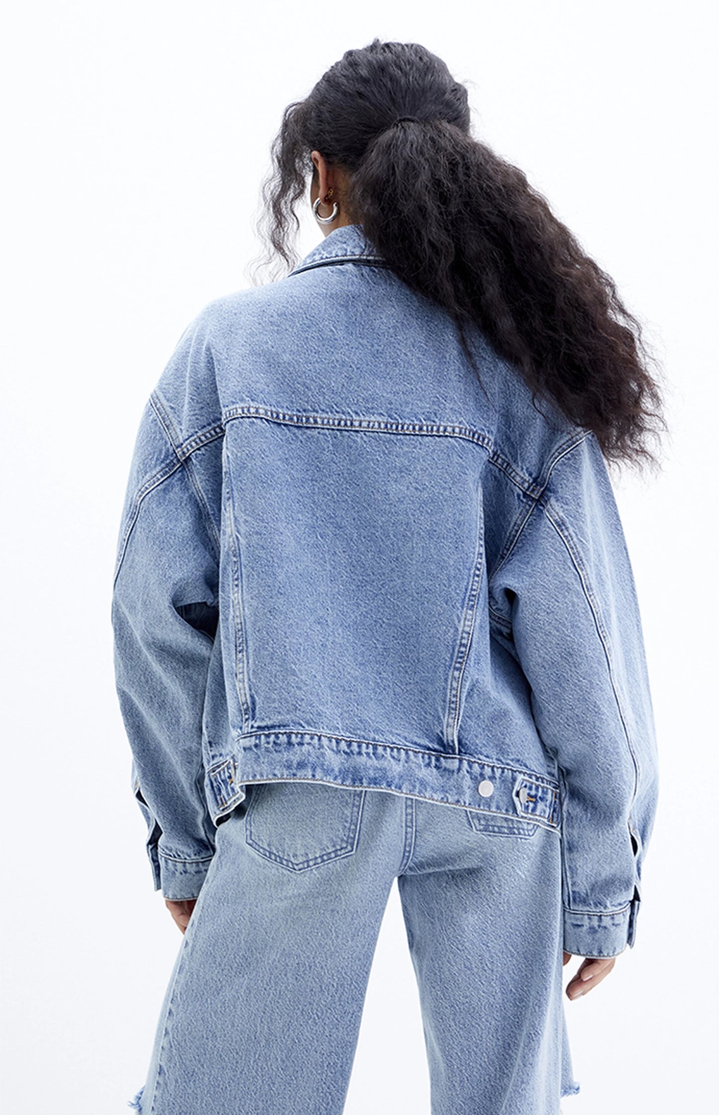 Custom PacSun Relaxed Denim Trucker Jacket