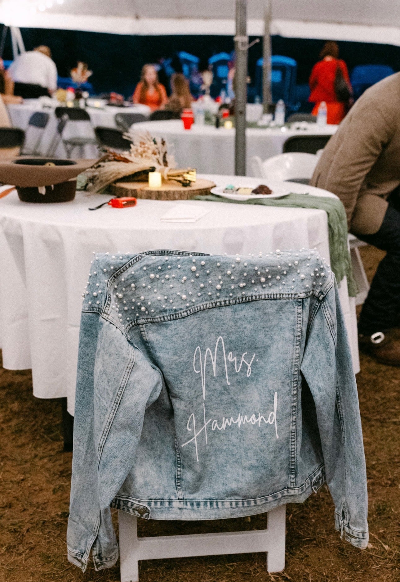 Custom Bridal Jean Jacket