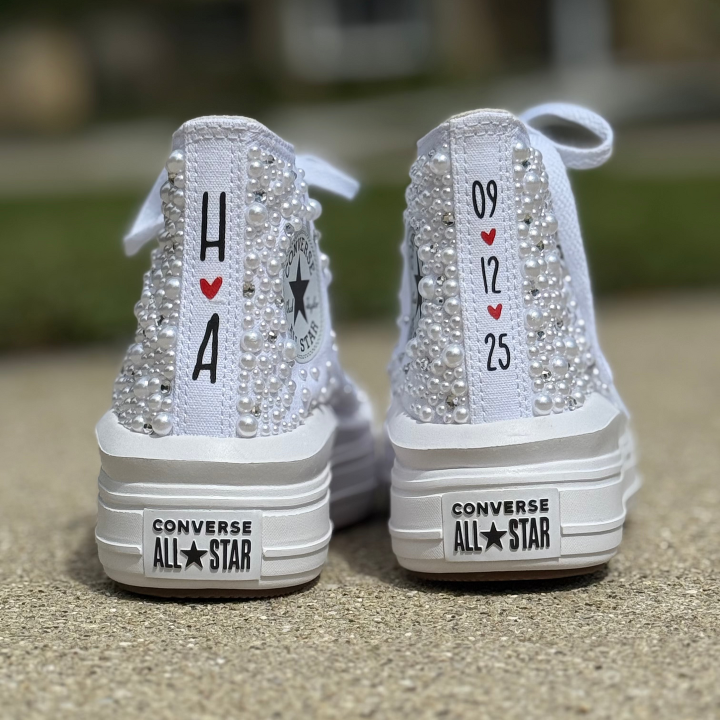 Custom Bridal Converse