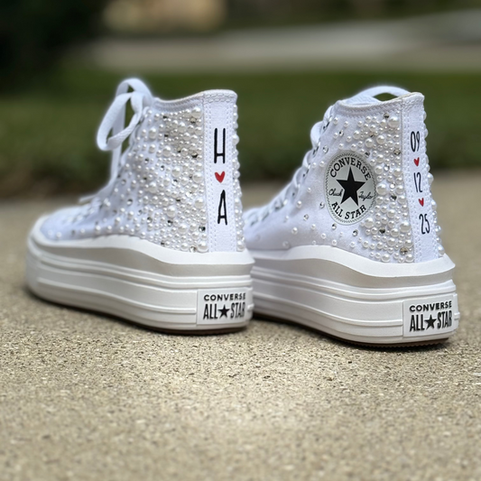 Custom Bridal Converse