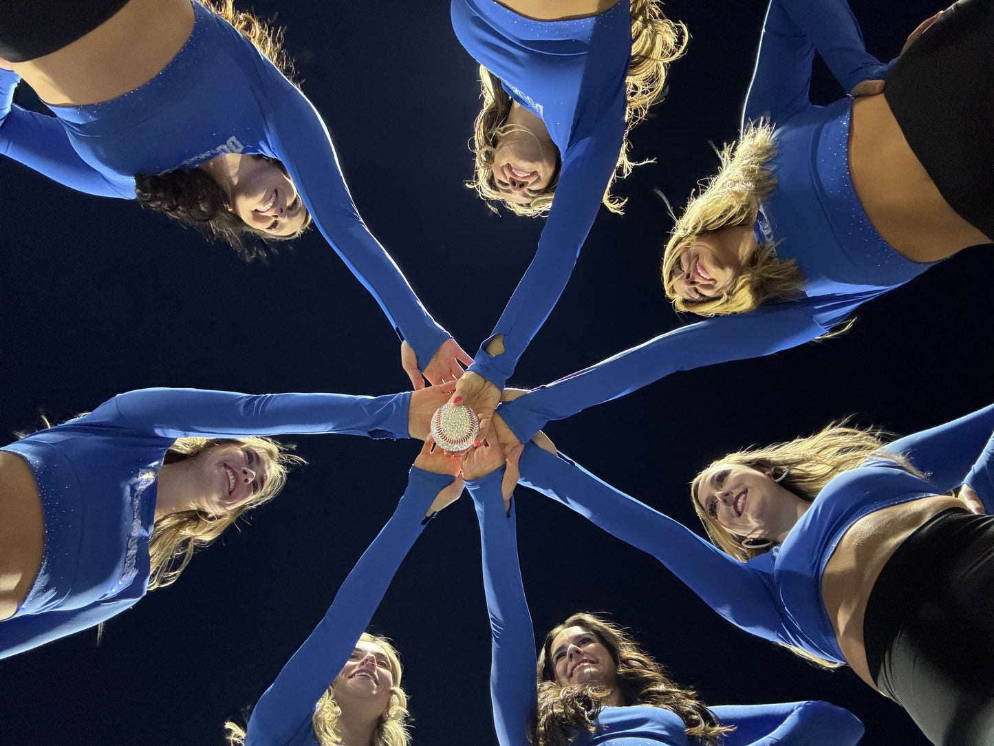 Rhinestoned Baseball