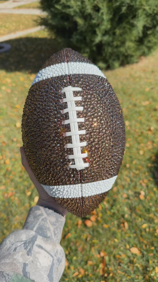 Rhinestoned Football