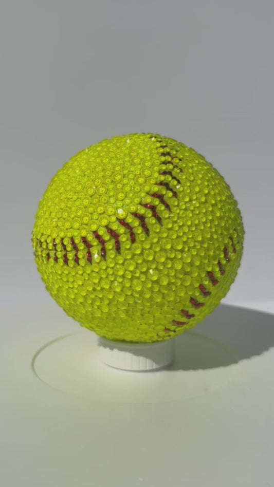 Rhinestoned Softball